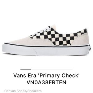 Vans Era Primary Check Mshmlw/Blk